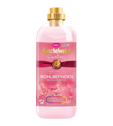 Омекотител Kuschelweich Emotion Wohlbefinden, 1 литър, 38 изпирания