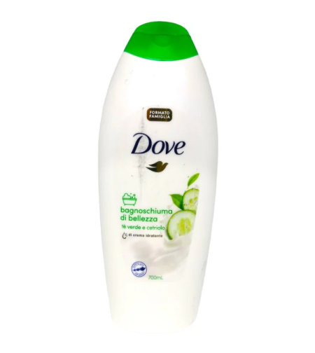 DOVE душ гел и пяна за вана, Te verde e cetriolo, 700мл