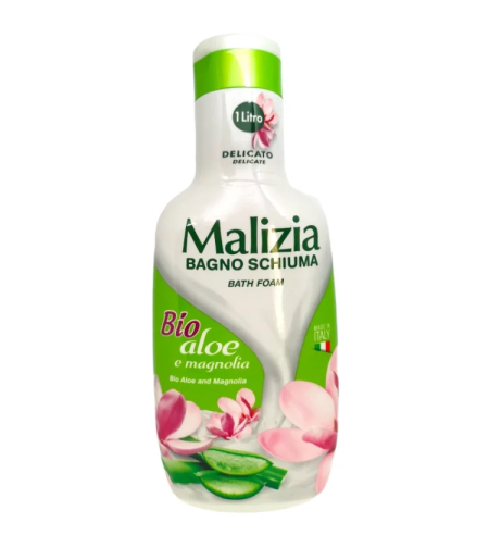 MALIZIA душ гел, Bio Aloe e magnolia, 1 литър