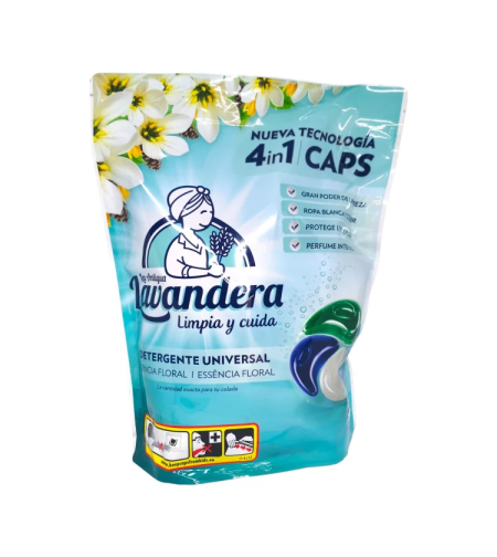 LAVANDERA капсули за пране, 46 броя, 4in1, Универсално пране, Floral