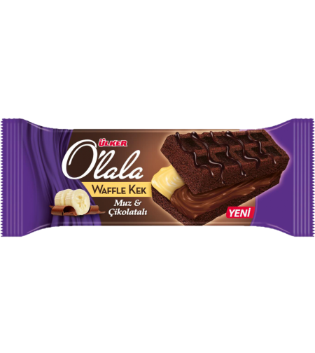 Юлкер Олала шоколадов вафъл и банан -70гр
