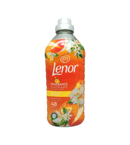 LENOR омекотител за пране, 1200мл, 48 пранета, Orange & Verbena