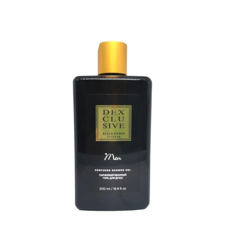 DEXCLUSIVE парфюмен душ-гел, 500мл, Black amber vetiver, Men