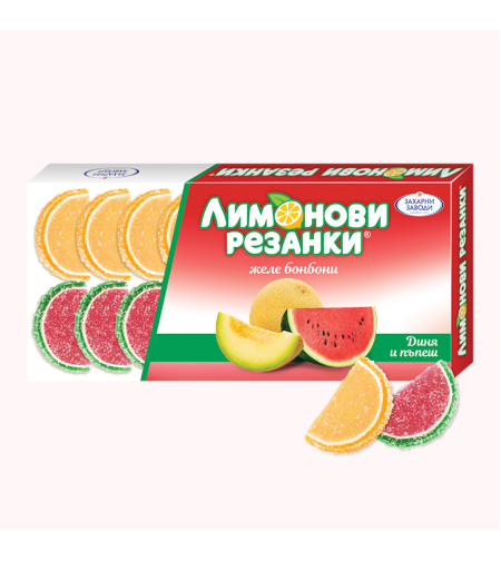 Лимонови резанки - диня и пъпеш