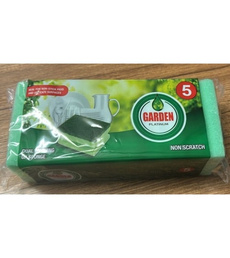 GARDEN PLATINUM Гъба за чинии -5бр.в опаковка