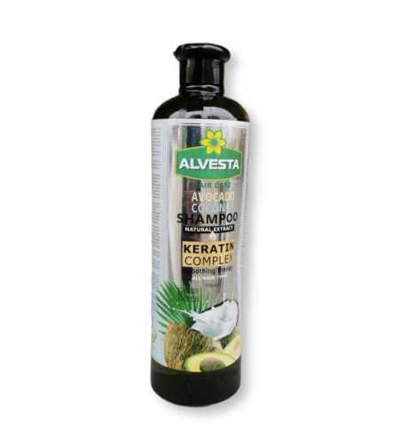 ALVESTA шампоан за коса, Keratin complex, Авокадо и кокос, 700мл