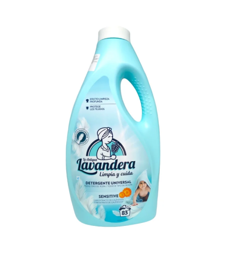 LAVANDERA течен перилен препарат, 2.49л, 83 пранета, Сензитив.