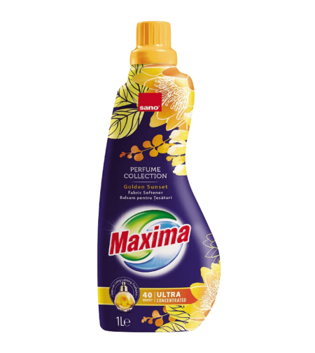 Омекотител Sano Maxima Golden Sunset, 1 литър, 40 пранета