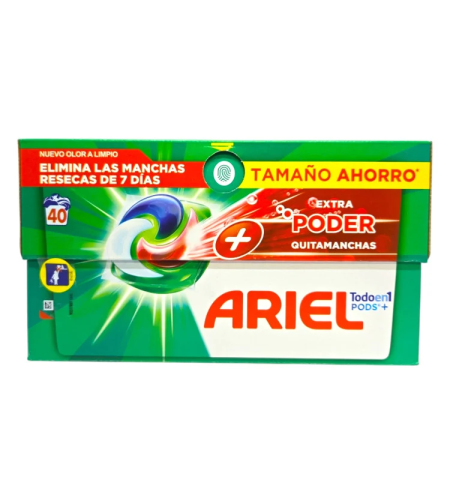 ARIEL капсули за пране, All in One, 40 броя, За бяло пране