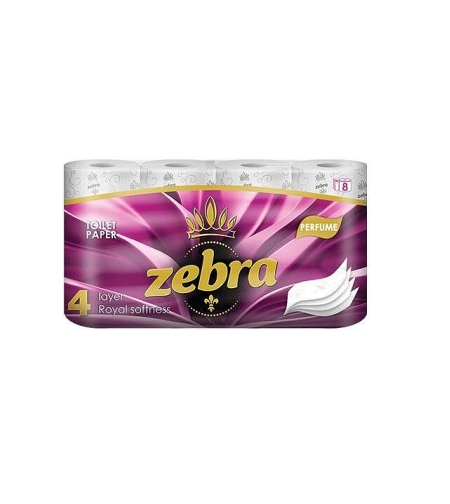 Тоалетна хартия ZEBRA Perfume- 8бр