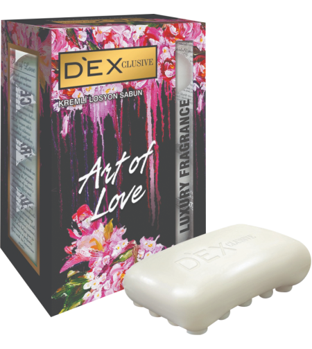 DEXCLUSIVE Тоал.КРЕМ Сапун 4х100гр. ART OF LOVE