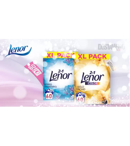 Lenor 2in1 Прах за 60 пранета XL кутия 3.750 kg