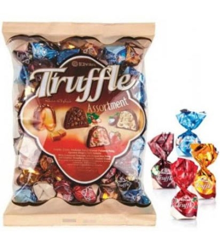 Шоколадови бонбони Truffle асорти микс 0,500 Elvan