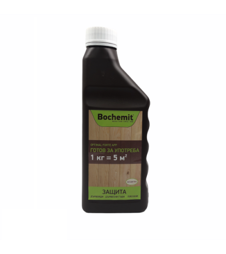 ИМПРЕГНАНТ ЗА ДЪРВО ГОТОВ ЗА УПОТРЕБА БЕЗЦВЕТЕН 1 KG BOCHEMIT OPTIMAL FORTE APP