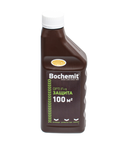 ИМПРЕГНАНТ ЗА ДЪРВО КОНЦЕНТРАТ БЕЗЦВЕТЕН 1 KG BOCHEMIT OPTI F+t