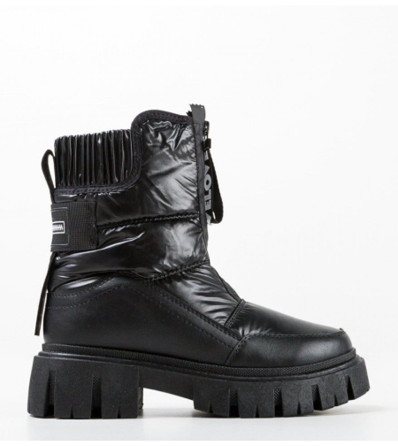 Дамски апрески с подметка с платформа в черен цвят модел: 164159 black