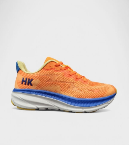 Мъжки оранжеви спортни маратонки HK – дишащи и леки | М9144-3 Orange