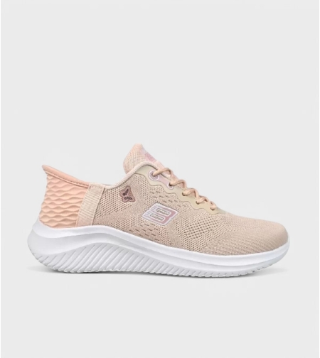 Дамски маратонки с мрежичка и лека подметка D2344-3 pink