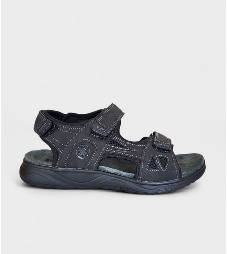 Мъжки сандали в черно с велкро лепенки 2634-1 black