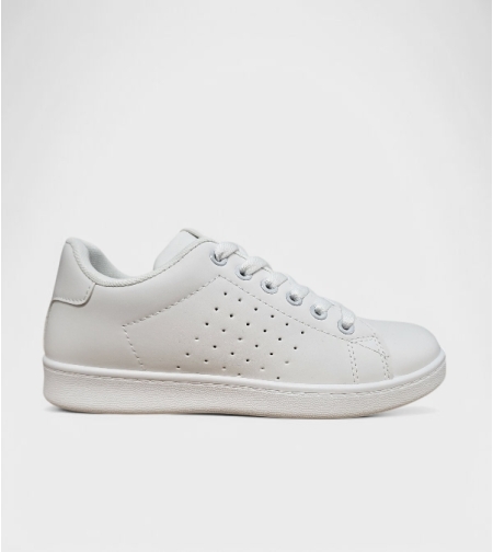 Класически бели спортни кецове D2443-2 all White