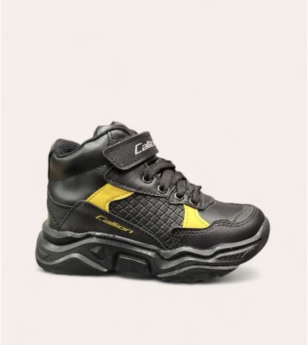 Детски високи кецове в черен цвят 053 black