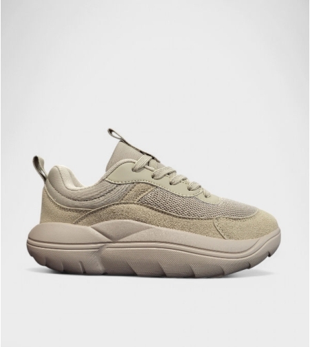 Дамски маратонки с удобна анатомична подметка D9178-4 beige