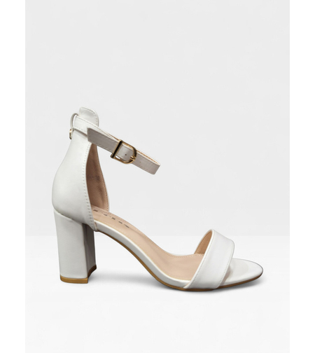 Елегантни дамски сандалети в бяло JK-712-36 white