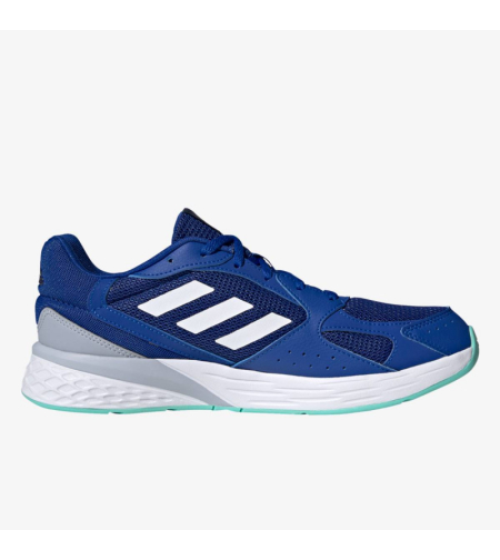 Мъжки спортни маратонки с мрежа в син цвят Аdidas Response Run