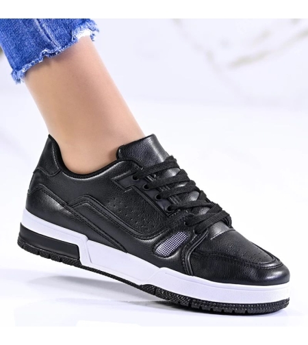 Модни дамски кецове в черен цвят модел: W210035 black