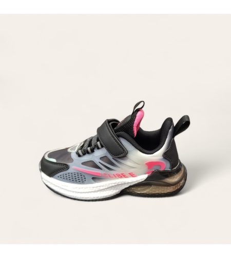Детски маратонки Clibee с ластични връзки и лепенка модел: LC 960 pink