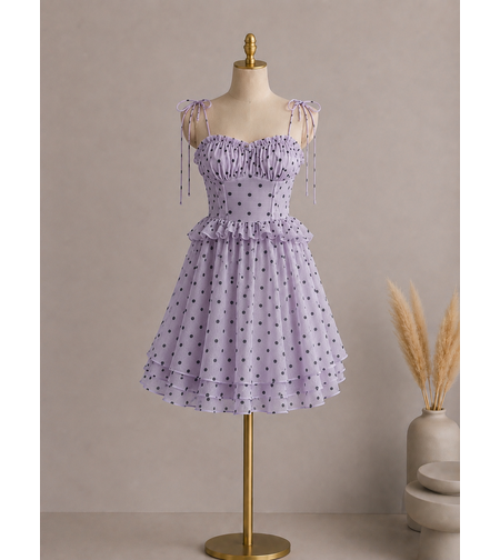 Purple charm dress