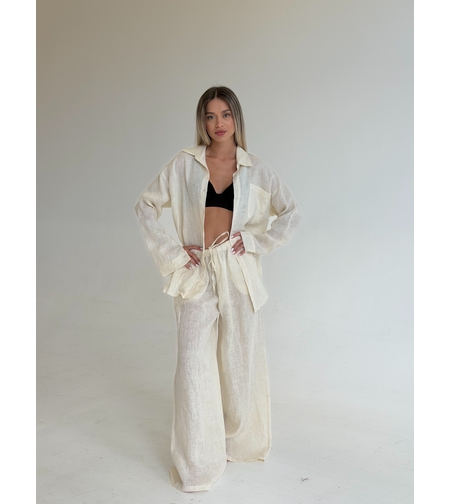 Linen white set