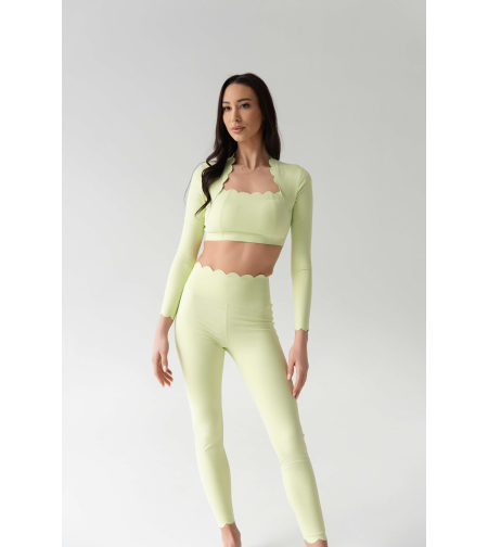 Блуза curly green