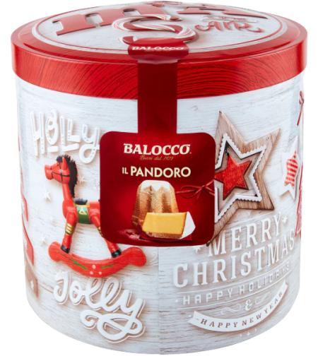 Кекс Balocco Pandoro коледна кутия 750гр.