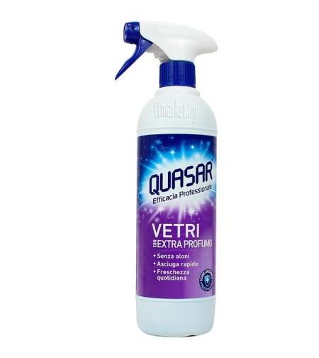 ПРЕПАРАТ ЗА СТЪКЛА QUASAR SPRAY 580/650 МЛ.