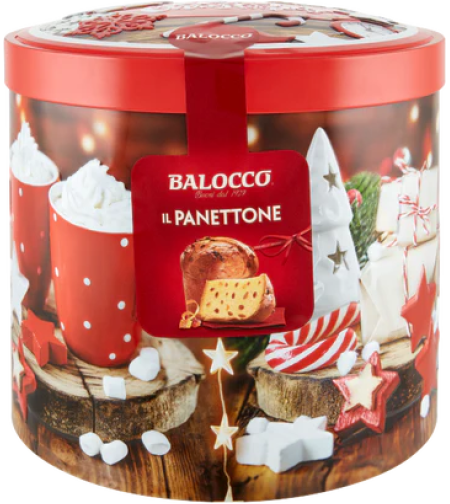 Кекс Balocco Panettone коледна кутия 750гр.