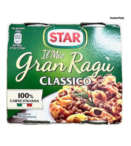 STAR ГРАН РАГУ КЛАСИКО 2 Х 180 ГР.