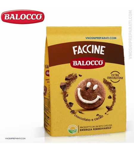 Balocco Faccine шоколадови бисквити 700 гр