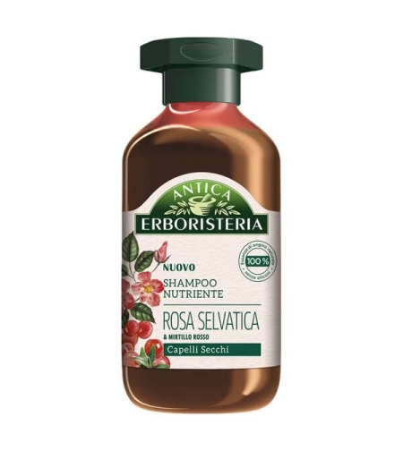 ШАМПОАН ЗА КОСА ANTICA ERBOR. ДИВА РОЗА 250 МЛ.