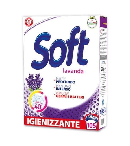 ПРАХ ЗА ПРАНЕ SOFT LAVANDA 100+5 ДОЗИ