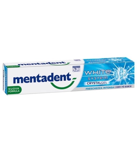 ПАСТА ЗА ЗЪБИ MENTADENT CRYSTAL GEL 75 МЛ.