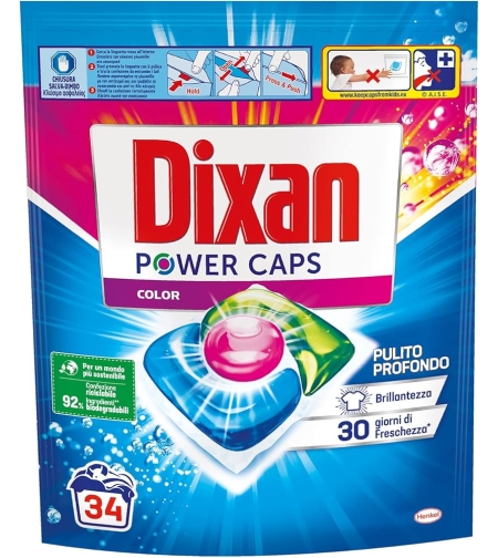 КАПСУЛИ ЗА ПРАНЕ DIXAN COLOR 34 БР.