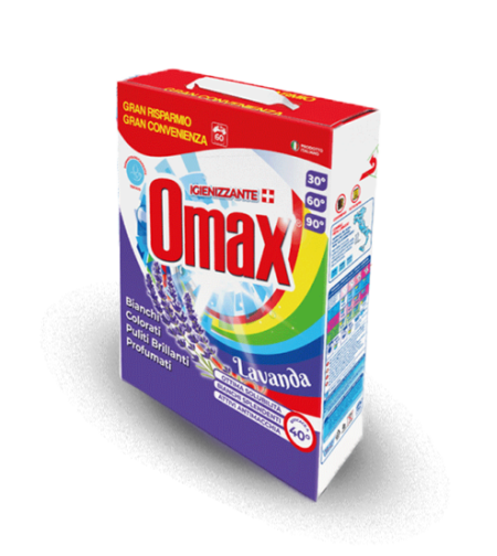 ПРАХ ЗА ПРАНЕ OMAX ЛАВАНДУЛА 22 ПР. 1.32 КГ.