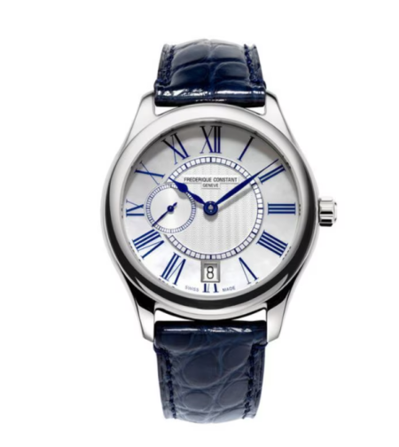 Frederique Constant Watch Automatic Blue Alg Silver 36 A3d