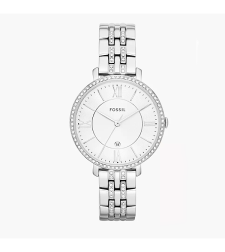 Fossil Jacqueline Silver Watch Es3545