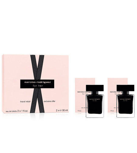 Narciso Rodriguez For Her Travel Retail Duo Set 2x30 ml Eau de Toilette Spray