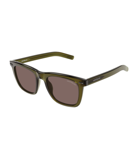 Montblanc Sunglasses Mb0226s Green Brown