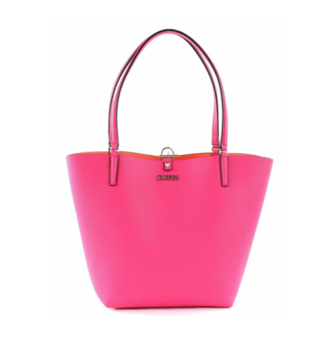 Guess Alby Satchel Handbag Women Ss20 Hibisco