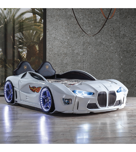 Легло кола - GTM Premium - бял