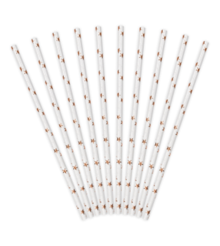 Парти сламки, Rose Gold Stars